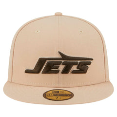 New York Jets New Era Candied Pecan 59FIFTY Fitted Hat - Tan Hats
