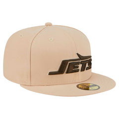 New York Jets New Era Candied Pecan 59FIFTY Fitted Hat - Tan Hats