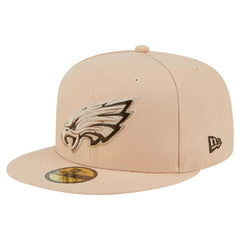 Philadelphia Eagles New Era Candied Pecan 59FIFTY Fitted Hat - Tan Hats