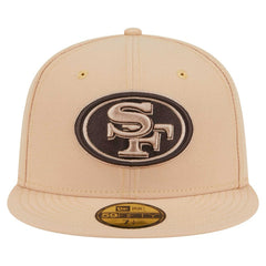 San Francisco 49ers New Era Candied Pecan 59FIFTY Fitted Hat - Tan Hats