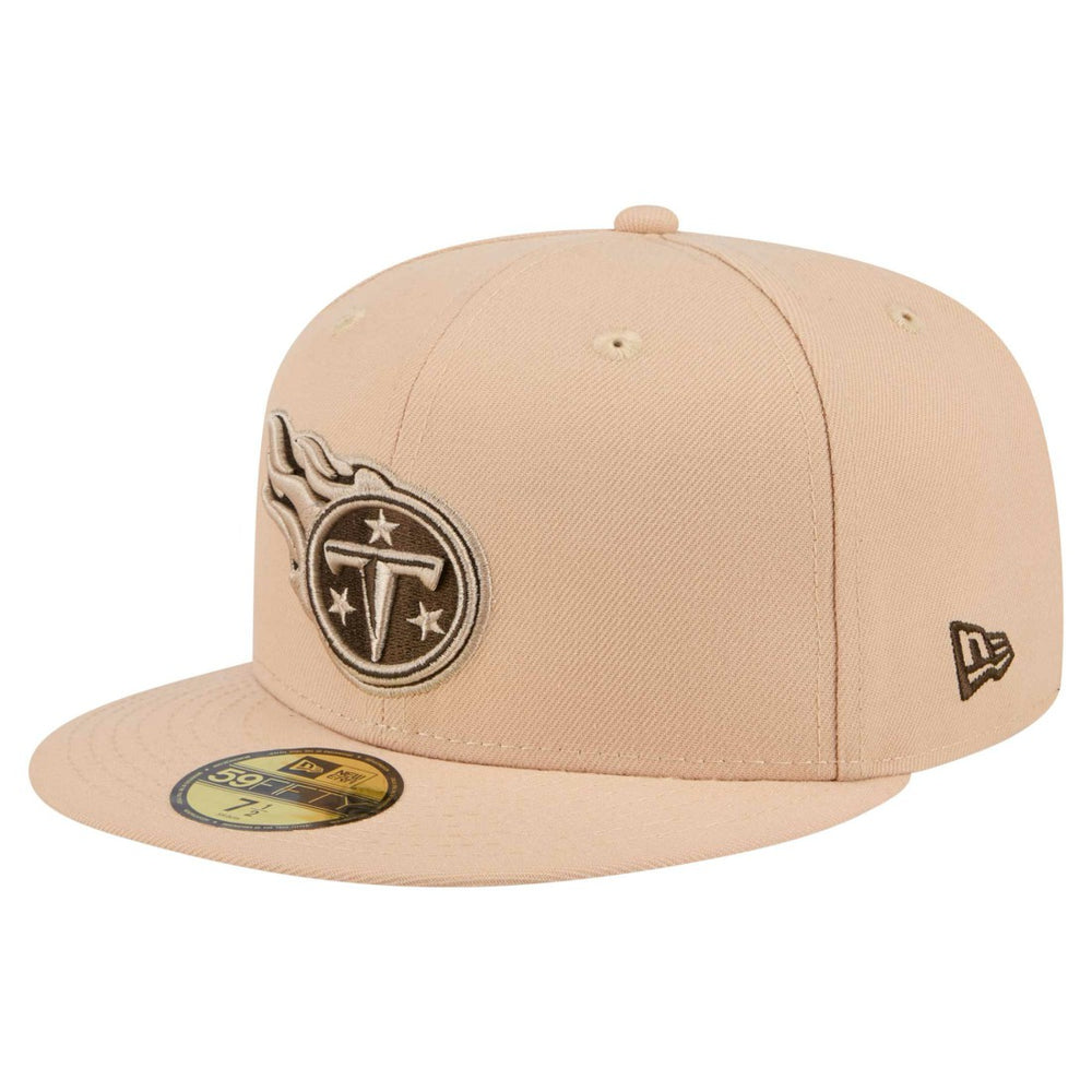 Tennessee Titans New Era Candied Pecan 59FIFTY Fitted Hat - Tan Hats