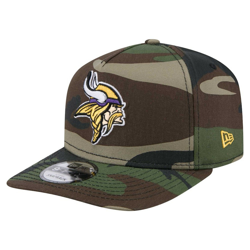 Minnesota Vikings New Era Woodsy 9FIFTY Snapback Hat - Camo Hats