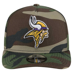 Minnesota Vikings New Era Woodsy 9FIFTY Snapback Hat - Camo Hats