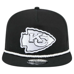 Kansas City Chiefs New Era B-Dub Golfer Snapback Hat - Black Hats