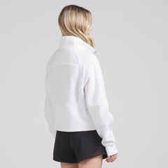 Seattle Kraken lululemon Women's Scuba Oversized Half Zip Top - White | US 202171385