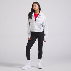 Montreal Canadiens lululemon Women's Scuba Oversized Half Zip Top - Heather Gray | US 202171389