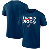 CJ Stroud & Stefon Diggs Houston Texans Election Players T-Shirt - Navy T-shirts