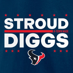 CJ Stroud & Stefon Diggs Houston Texans Election Players T-Shirt - Navy T-shirts