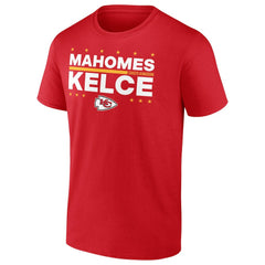 Patrick Mahomes & Travis Kelce Kansas City Chiefs Election Players T-Shirt - Red T-shirts