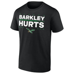 Jalen Hurts & Saquon Barkley Philadelphia Eagles Election Players T-Shirt - Black T-shirts