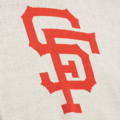 San Francisco Giants Mitchell & Ness Retro Pullover Sweater - Cream Pullover