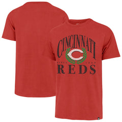 Cincinnati Reds '47 Pitchout Franklin T-Shirt - Red T-shirts