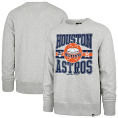 Houston Astros '47 Letters Headline Pullover Sweatshirt - Gray Pullover