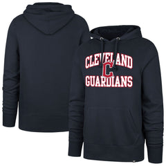 Cleveland Guardians '47 Velocity Headline Pullover Hoodie - Navy Hoodies