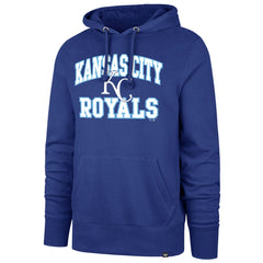 Kansas City Royals '47 Velocity Headline Pullover Hoodie - Royal Hoodies