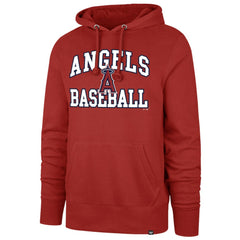 Los Angeles Angels '47 Velocity Headline Pullover Hoodie - Red Hoodies