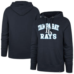 Tampa Bay Rays '47 Velocity Headline Pullover Hoodie - Navy Hoodies