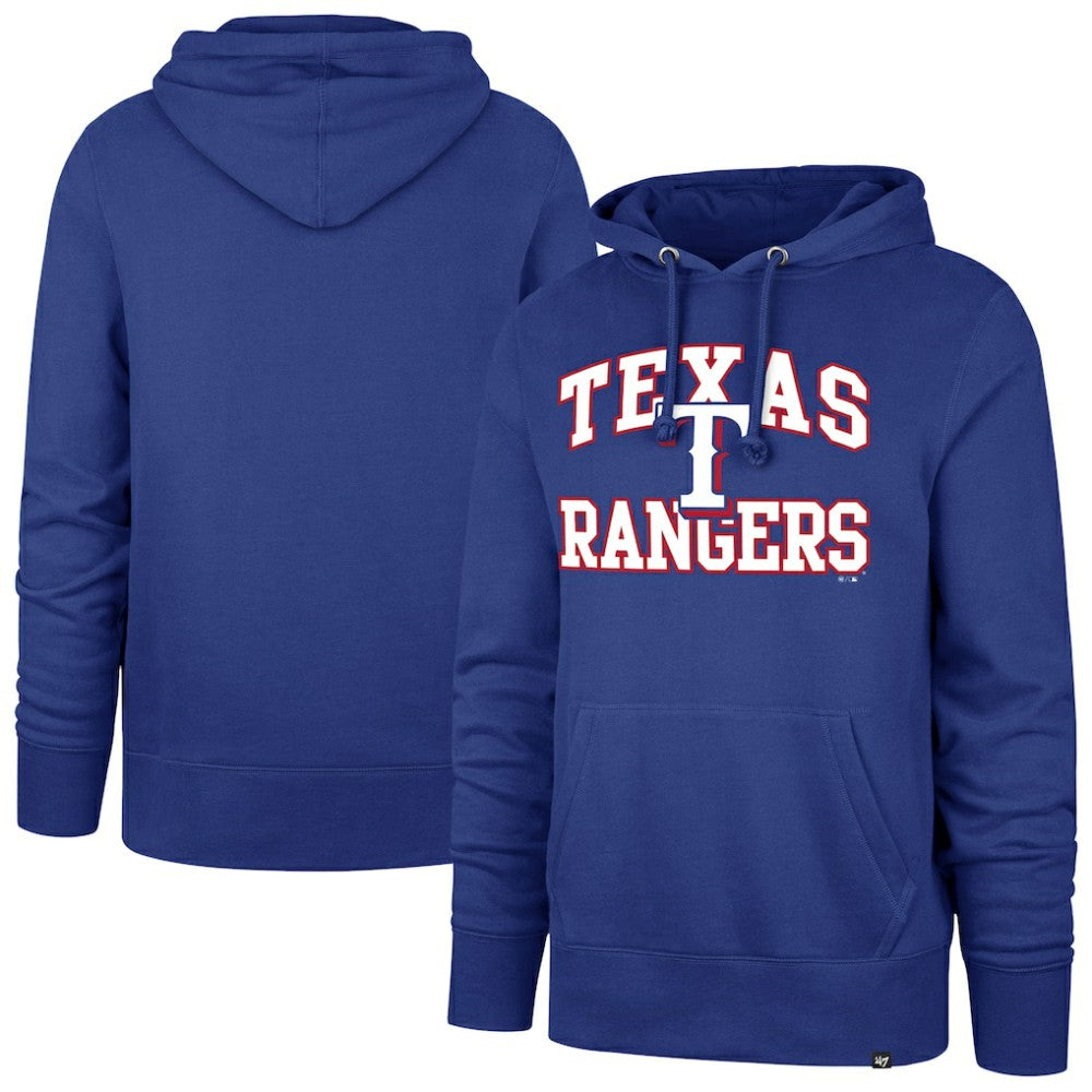 Texas Rangers '47 Velocity Headline Pullover Hoodie - Royal Hoodies