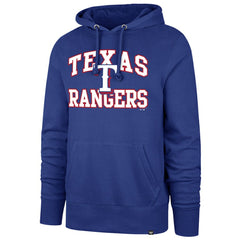 Texas Rangers '47 Velocity Headline Pullover Hoodie - Royal Hoodies
