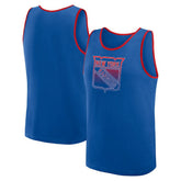 New York Rangers Logo Athletic Unmatched Success Tank Top - Blue | US 202179675