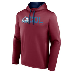 Colorado Avalanche Logo Athletic Head Start Pullover Hoodie - Burgundy | US 202179741