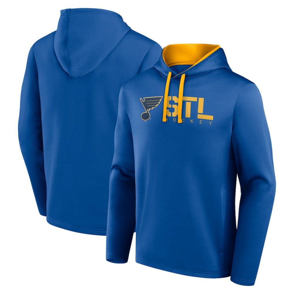 St. Louis Blues Logo Athletic Head Start Pullover Hoodie - Blue | US 202179754