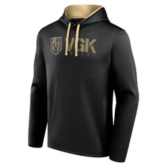 Vegas Golden Knights Logo Athletic Head Start Pullover Hoodie - Black | US 202179760