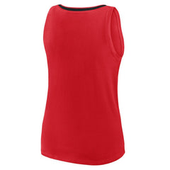 New Jersey Devils Logo Athletic Women's Stellar Win V-Neck Tank Top - Red | US 202179787