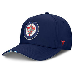 Winnipeg Jets Fanatics 2025 NHL Draft Authentic Pro On-Stage Podium A-Frame Adjustable Hat - Navy | US 202180000