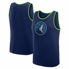 Minnesota Timberwolves Logo Athletic Unmatched Success Tank Top Navy