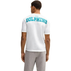 Miami Dolphins Hugo Boss Unisex Brady T-Shirt - White T-shirts