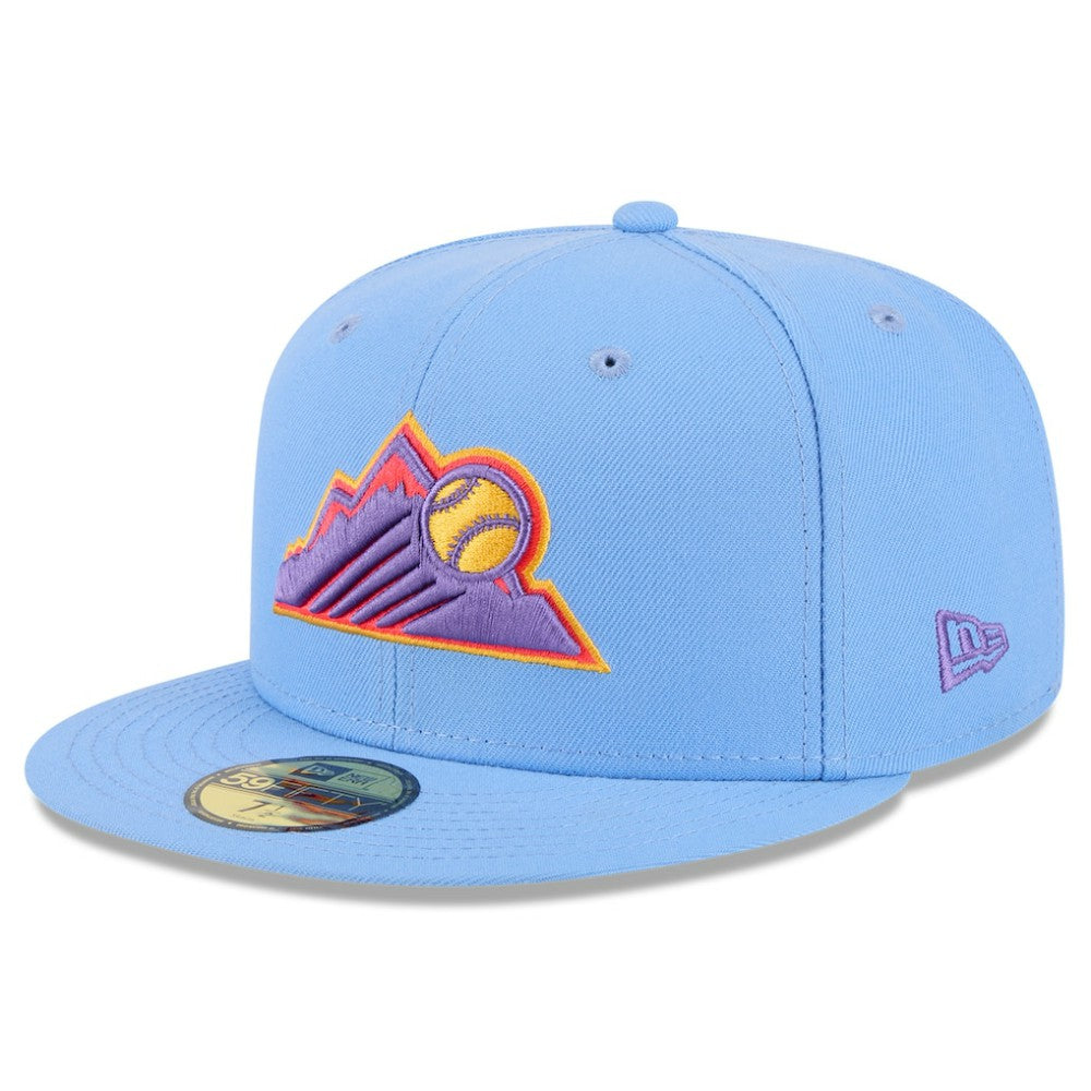 Colorado Rockies New Era 2025 City Connect 59FIFTY Fitted Hat - Light Blue Hats