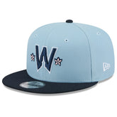 Washington Nationals New Era 2025 City Connect 9FIFTY Snapback Hat - Light Blue/Navy Hats