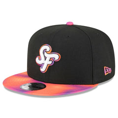 San Francisco Giants New Era 2025 City Connect 9FIFTY Snapback Hat - Black/Orange Hats