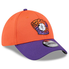 San Francisco Giants New Era 2025 City Connect Batting Practice 39THIRTY Flex Hat - Orange/Purple Hats