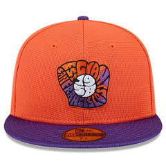 San Francisco Giants New Era 2025 City Connect Batting Practice 59FIFTY Fitted Hat - Orange/Purple Hats