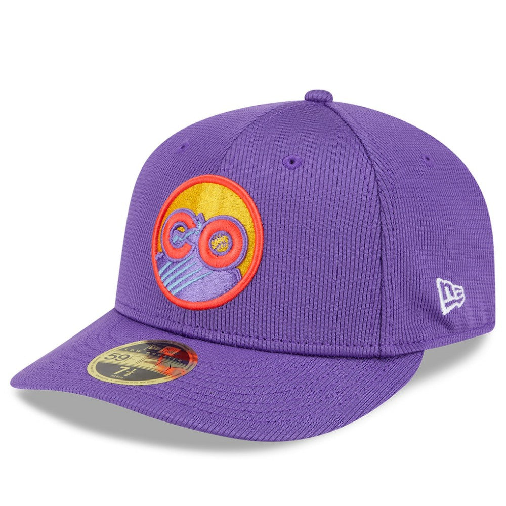 Colorado Rockies New Era 2025 City Connect Batting Practice Low Profile 59FIFTY Fitted Hat - Purple Hats