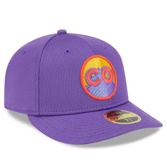 Colorado Rockies New Era 2025 City Connect Batting Practice Low Profile 59FIFTY Fitted Hat - Purple Hats