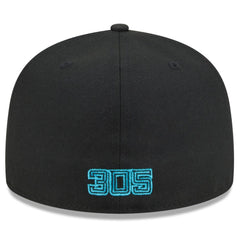 Miami Marlins New Era 2025 City Connect 59FIFTY Fitted Hat - Black Hats