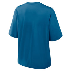 Tennessee Titans Women's Glory Arch Boxy T-Shirt - Blue T-shirts