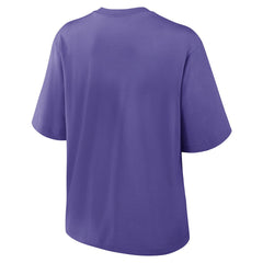 Baltimore Ravens Women's Glory Arch Boxy T-Shirt - Purple T-shirts