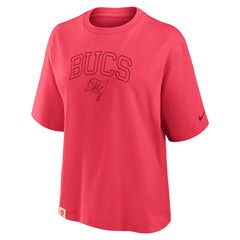 Tampa Bay Buccaneers Women's Glory Arch Boxy T-Shirt - Red T-shirts
