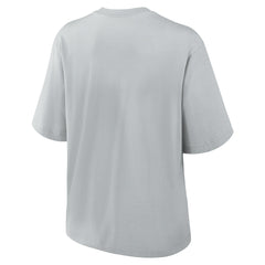 Detroit Lions Women's Glory Arch Boxy T-Shirt - Gray T-shirts
