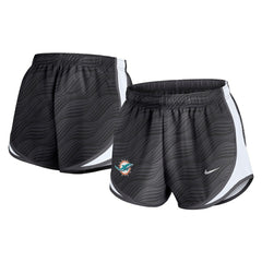 Miami Dolphins Women's Tempo Dri-FIT Shorts - Anthracite Shorts