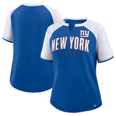 New York Giants Women's Height Advantage T-Shirt - Royal/White T-shirts