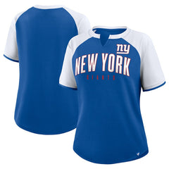New York Giants Women's Height Advantage T-Shirt - Royal/White T-shirts