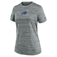 Buffalo Bills Women's Sideline Velocity Dri-FIT T-Shirt - Gray T-shirts