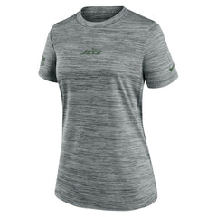 New York Jets Women's Sideline Velocity Dri-FIT T-Shirt - Gray T-shirts