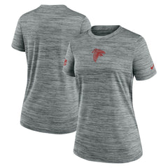 Atlanta Falcons Women's Sideline Velocity Dri-FIT T-Shirt - Gray T-shirts