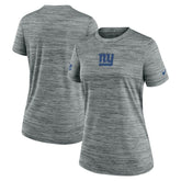 New York Giants Women's Sideline Velocity Dri-FIT T-Shirt - Gray T-shirts
